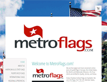 Tablet Screenshot of metroflags-usa.com